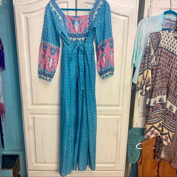 NWT HOUSE OF SKYE AUSTRALIA GOLD DUST WILD WEST MAXIDRESS - Picture 4 of 8